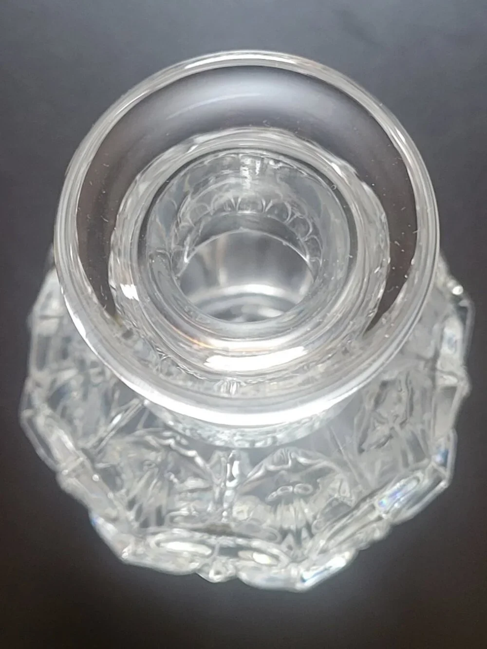 Baccarat for Tiffany & Co Artichoke Shape Crystal Bud Vase 4.5
